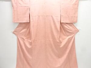 未使用品　辻ヶ花模様織出し色無地着物